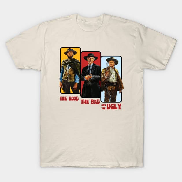 The Good, The Bad, & The Ugly T-Shirt by Purple lily studio